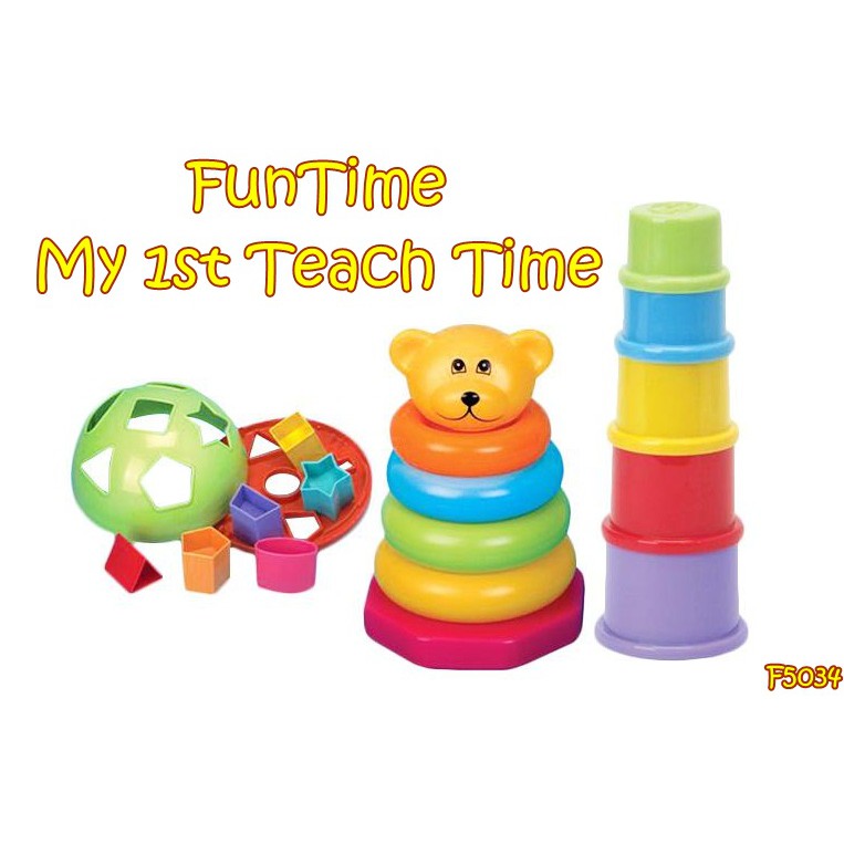 F5034 FunTime My 1st Teach Time Git Set Mainan Anak