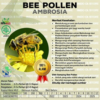 Jual BEE POLLEN 100/200/300 Kapsul Untuk Kesehatan Keluarga, Kanker ...