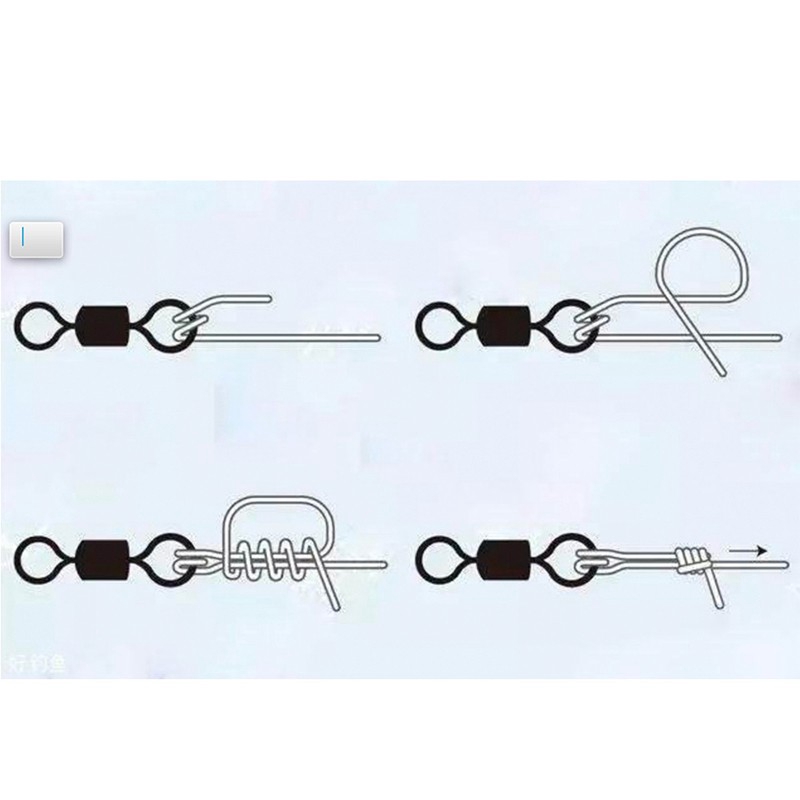 100Pcs Kili-kili Pancing Barrel Swivel