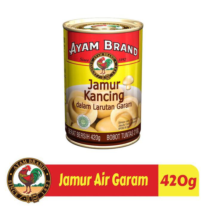 

TERPOPULER Jamur Air Garam Kaleng Ayam Brand 420gr BEST SELLER