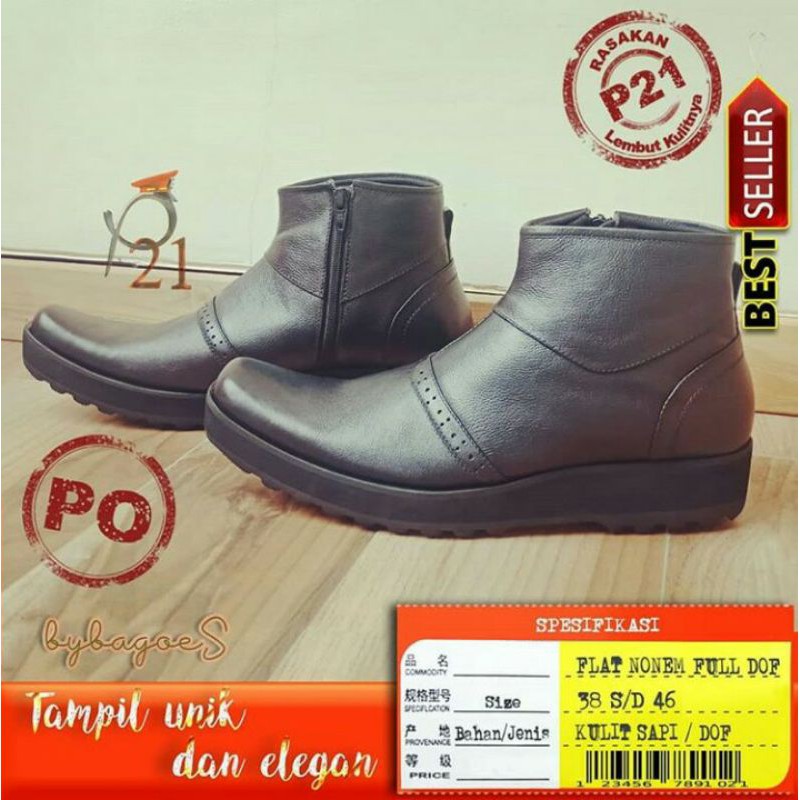 FLAT NONEM FULL DOF / SEPATU P21 / SEPATU PRIA