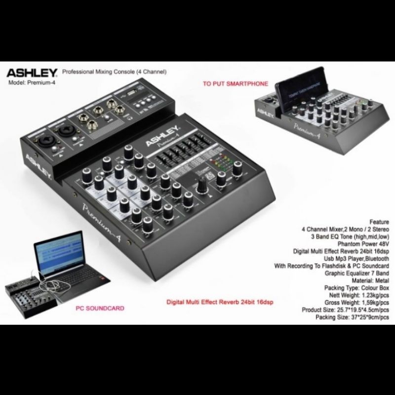 Mixer Audio Ashley Premium 4