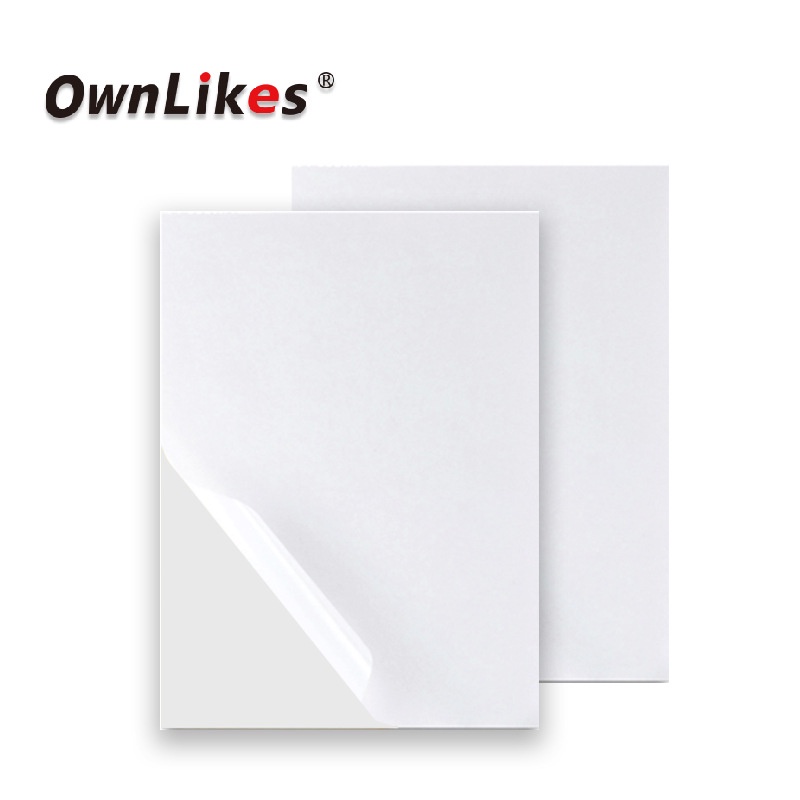 20 Lembar / Pak Stiker Label Printing Ukuran a4 Untuk Gudang / Barcode