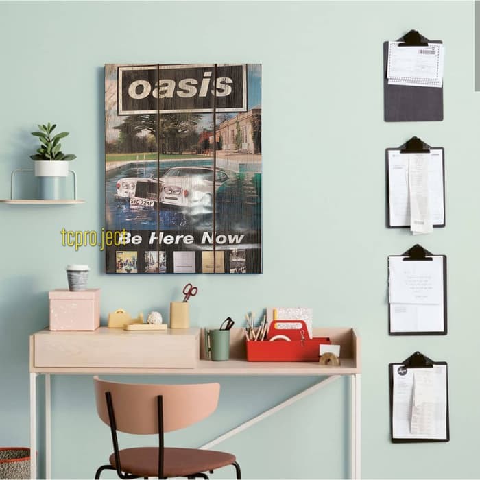 POSTER BAND OASIS - HIASAN DINDING - POSTER KAYU