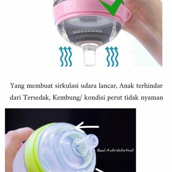 Como tomo Twin Pack Botol Susu Bayi 150 Ml (Kemasan 2 Botol)