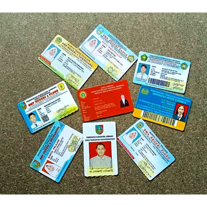 

cetak id card anti pudar