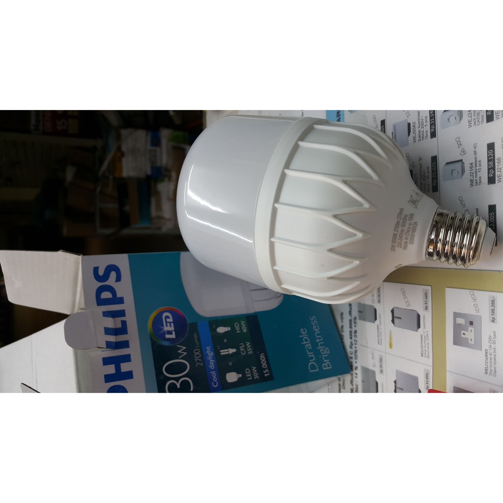 PHILIPS Lampu LED True Force E27 30Watt / 40Watt / 50Watt (6500K / PUTIH)