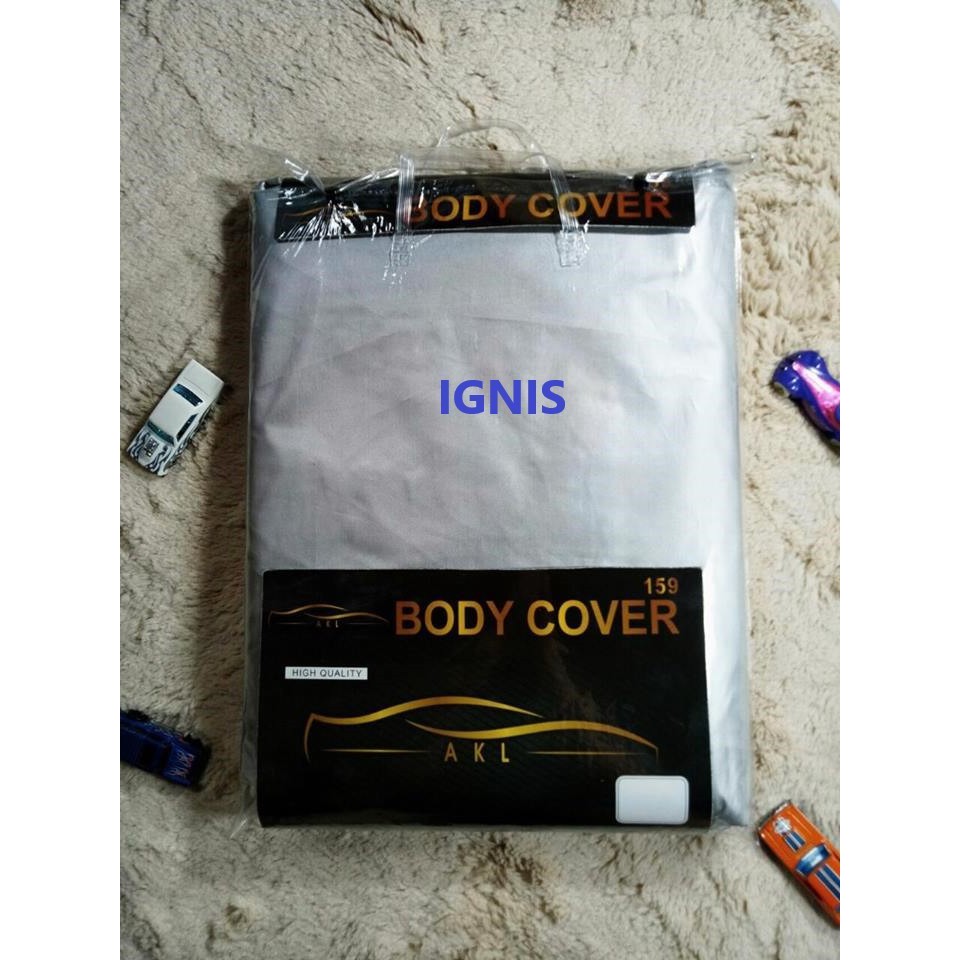 Ignis Silver Coating Body Cover Mobil/Sarung Mobil/Selimut Mobil Ignis