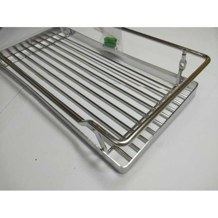 RAK GANTUNG SERBAGUNA CORNER TOILET TEMPAT SABUN SHAMPO STAINLESS/TEMPAT SABUN SAMPO SIKAT GIGI WC/Rak Sabun Serbaguna Kotak Stainless / Rak Sabun Shampoo Kamar Mandi