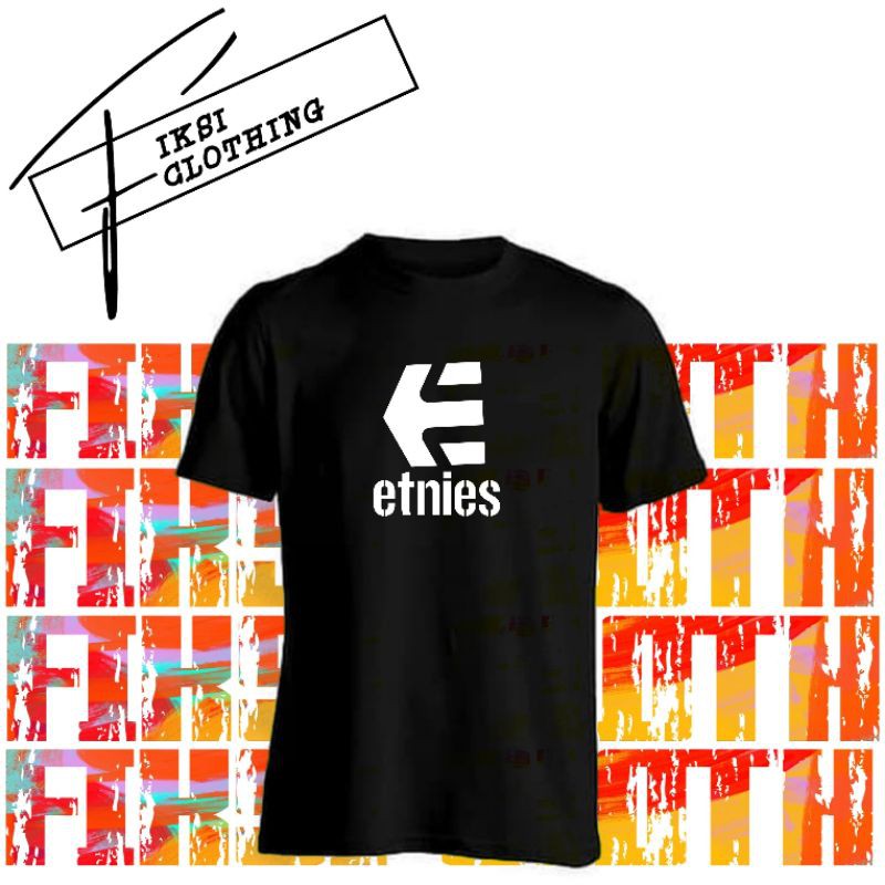 Tshirt Baju Kaos Keren Etnies Skateboard Logo - Fiksi Clothing