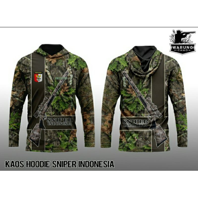 Baju Kamuflase Hunting Camo dan Kaos Berburu Lengan Panjang Camo untuk Pria - Sniper Indonesia