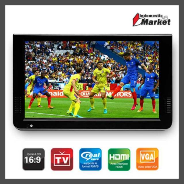 TV digital Praktis / TV Mini Handheld / Portable TV Monitor 10 Inch DVB-T2 + Analog - D10