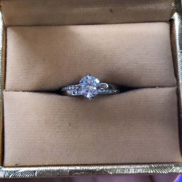 Cincin Silver Swarovski
