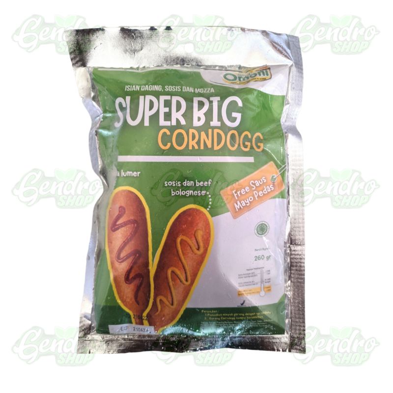 Super Big Corndog By Omoni | Korean Halal Food