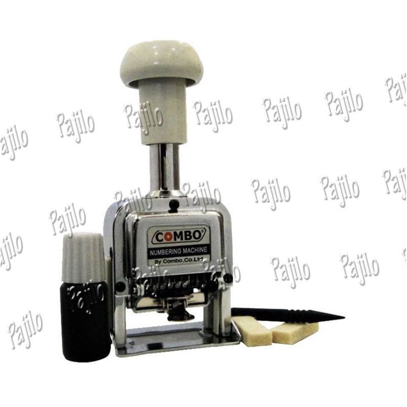 

STEMPEL OTOMATIS 6 DIGIT COMBO Nomer Nomor Angka Stamp Setempel Cap Mesin Numerator Serial Numbering