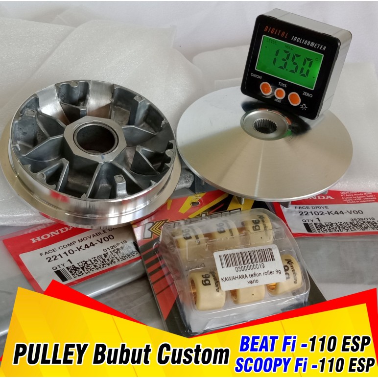 Pulley Rumah Roller Beat Fi Racing Bubut pulley beat fi ESP Rumah