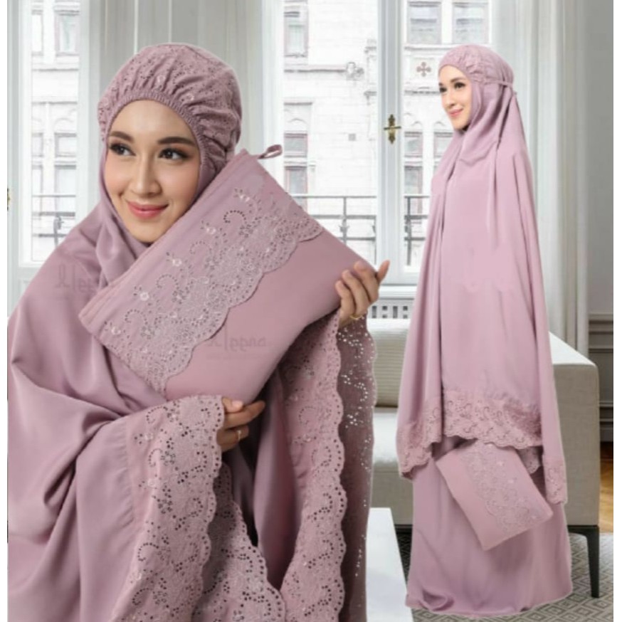 Mukena Khodijah Tas Terbaru pastel khadijah