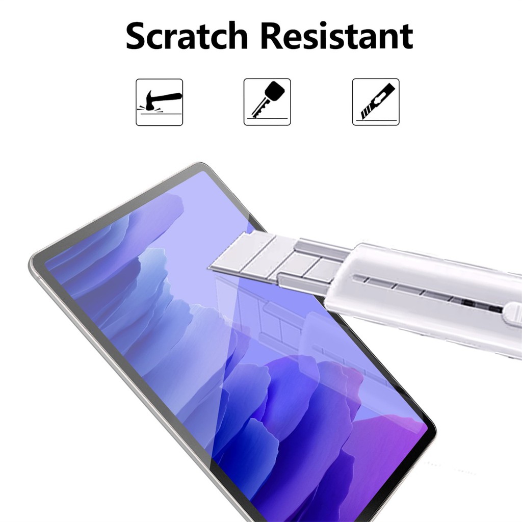 Tempered Glass Samsung Tab A7 10.4 2020 T500 T505 10.4 Inchi Screen Protector Anti Gores Kaca Tablet