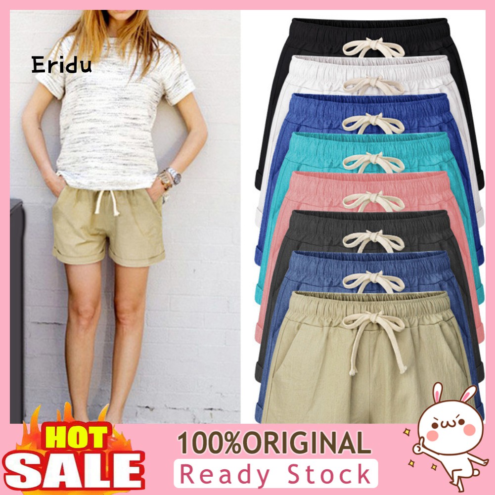 Celana Pendek Kasual Model Longgar Warna Solid Untuk Celana Pendek Kasual Model Longgar Warna Solid Untuk