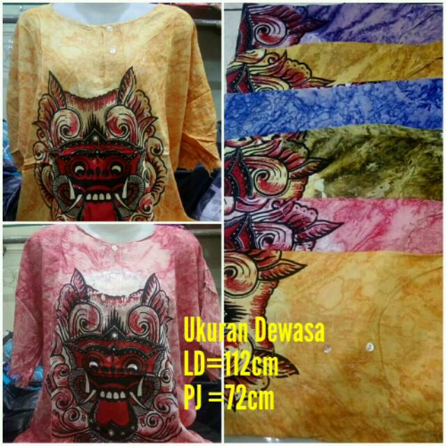 TerMurah Baju Bali Barong Warna Unisex Dewasa