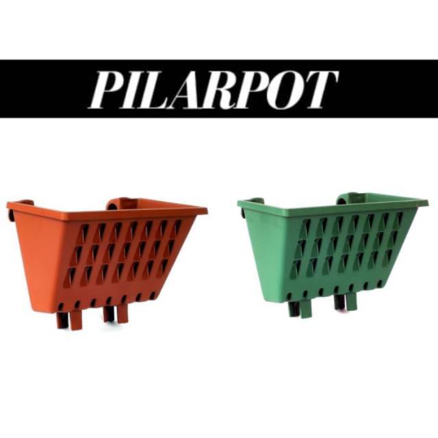 pot tanaman merambat plastik gantung tempel ARGO 01 warna warni 22cm - ARGO 01 WARNA