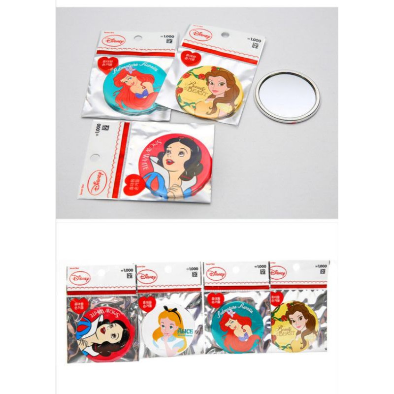 READY STOCK ORIGINAL DAISO KOREA DISNEY PRINCESS HAND MIRROR