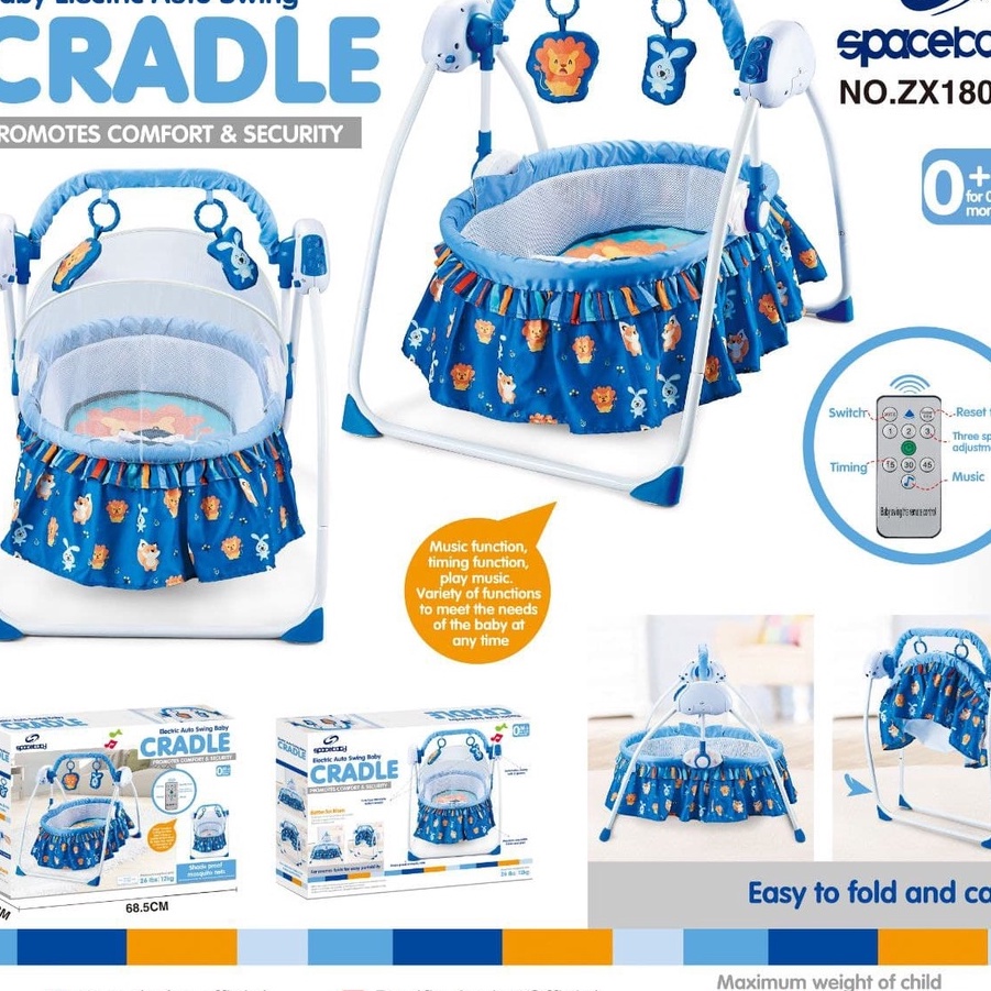 Makassar ! Swing Cradle Electric Baby Space Baby ZX 1804