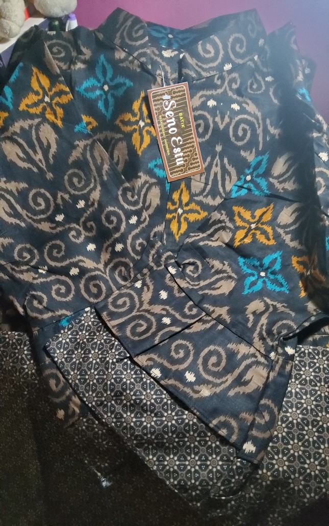 Gamis Batik Peplum Sogan Batik Cewek Batik Modern Batik Syari Batik Busui Gamis Busui Batik Solo