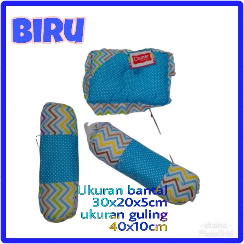 Bantal Guling Set Bayi 1 Bantal 2 Guling Anti Peyang Motif Newborn Baru Lahir Murah Sarung Guling Dapat Dicuci Dan Diganti