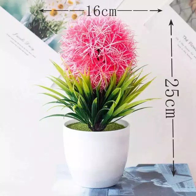 Kunataruma AM346 Bunga plastik / Pajangan bunga Artifisial / Snapdragon Vas-Pink