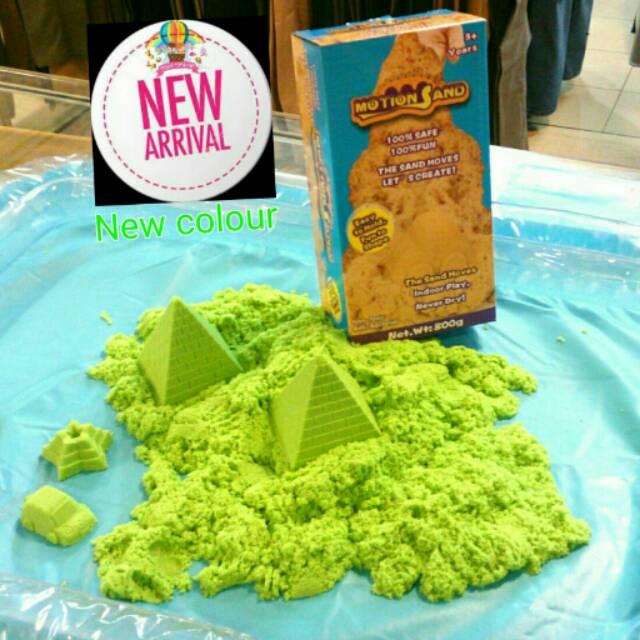 MOTION SAND REFILL PACK COLOUR - GREEN 800Gr