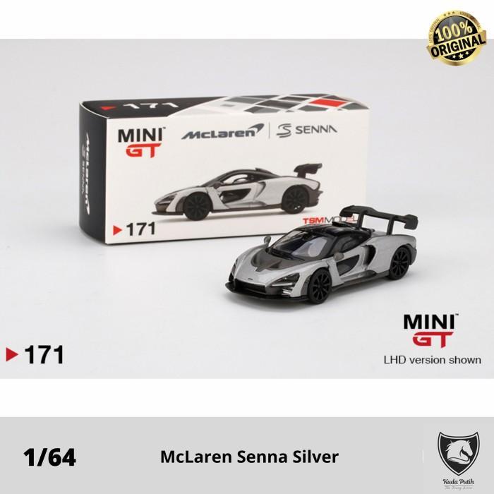 Minigt Mclaren Senna Silver Mini Gt By Eastern