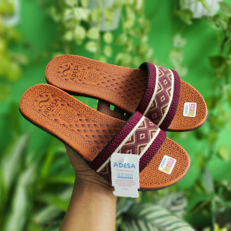 Sandal Teplek Wanita/Sendal Turki Wanita Terbaru Sandal Flat Trepes