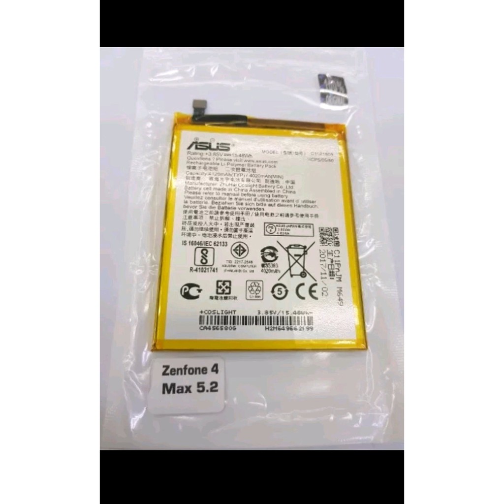 Baterai Batre Asus Zenfone 4 Max Pro  ZC554KL Original