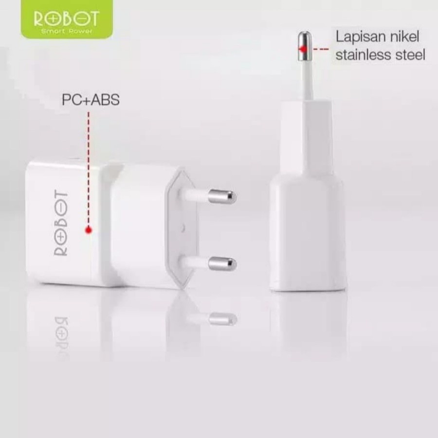 Charger Robot + Kabel Usb Micro Garansi Original Resmi