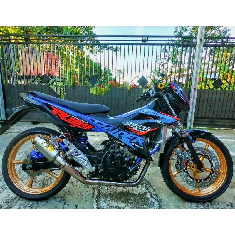 STRIPING STICKER LIS SATRIA FU SATRIA F 150 LED SATRIA RAIDER R150 2021 VIETNAM  2016 2017 2018 BODY