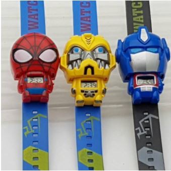 COD Bayar Tujuan Jam Tangan Anak-Anak Character Multifunction Rubber Digital BAHAN AMAN BUAT ANAK