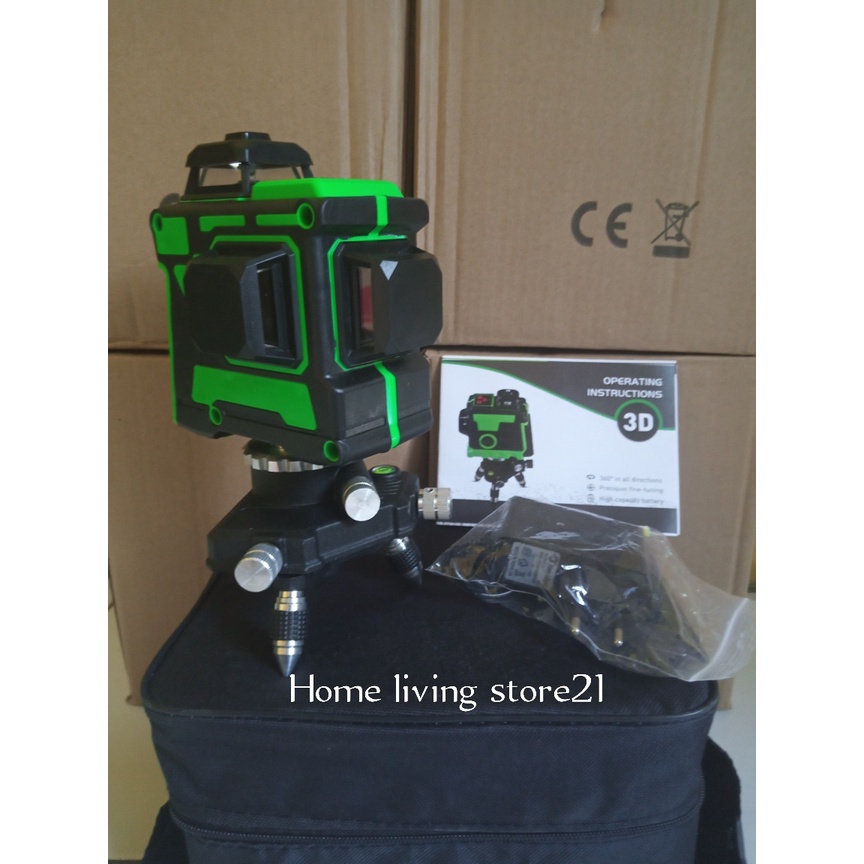 Laser level Hilda 12 Garis 3D laser leveling pasang keramik,plafon siku tembok