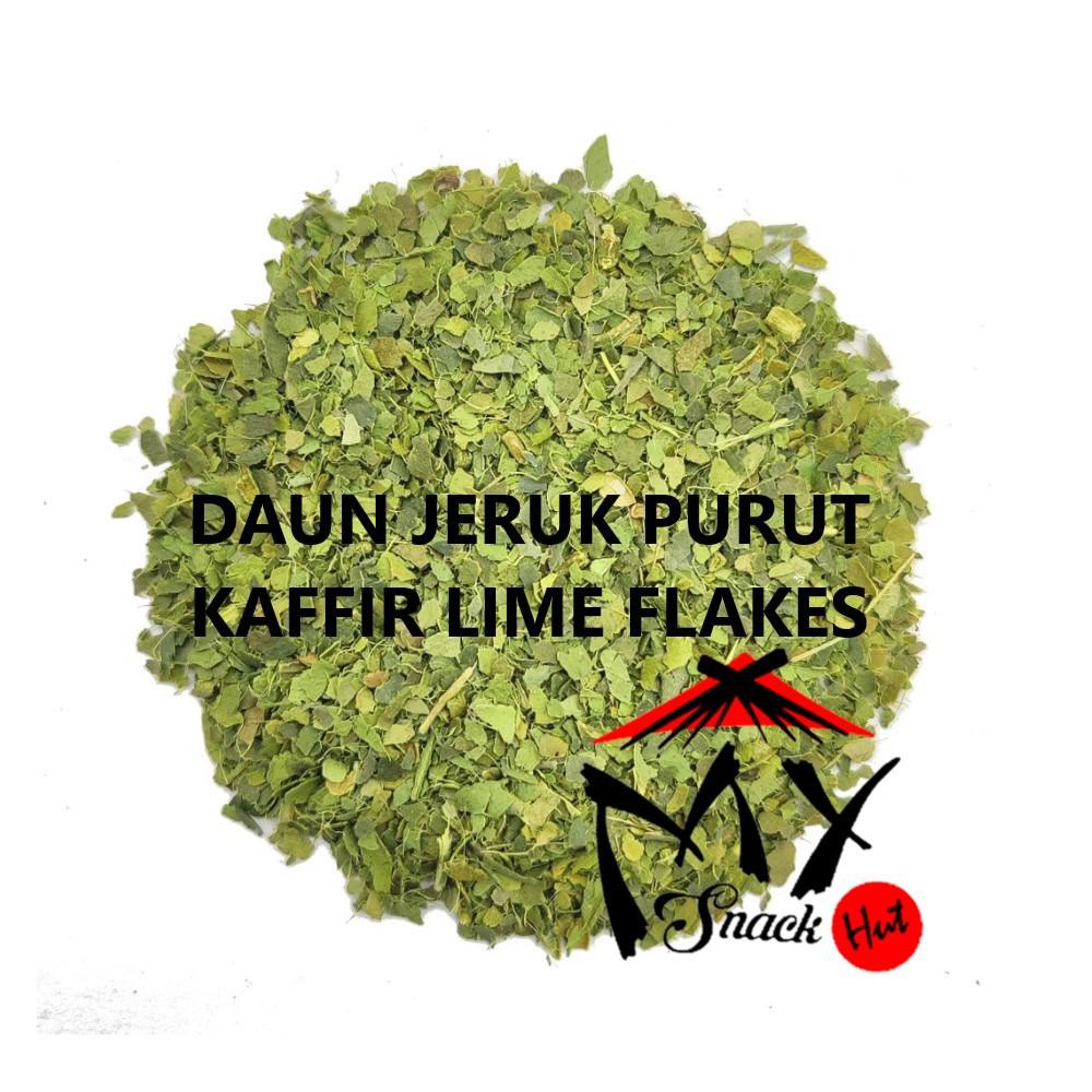 

KAFFIR LIME FLAKES 5GR - DRIED DRY CITRUS HYSTRIX THAI MAKRUT LEAVES LEAF - DAUN JERUK PURUT CACAH Berkualitas