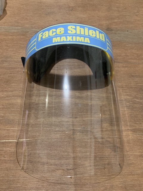 Face shield pelindung muka acrylic akrilik buka tutup