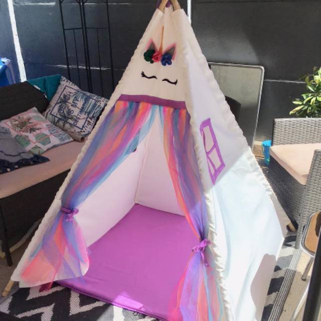 teepee tent tenda indian unicorn