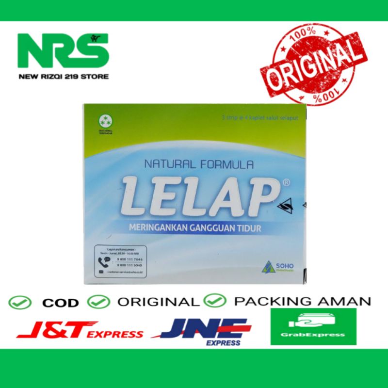Lelap Obat Herbal Isi 4 Tablet - Obat Tidur
