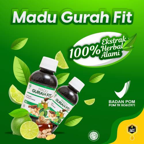 [BARU PROMO] Madu Gurah fit Beli 2 NO Gratis 1 GurahFit Gurahvit Gurah Vit Obat Herbal Sakit Batuk Kering Berdahak Sesak Nafas Asma Tenggorokan Gatal Pilek Demam Flu Covid Corona-6