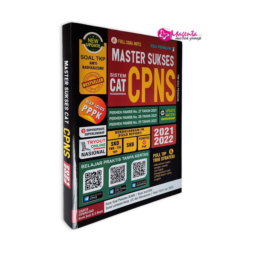 BUKU TES CPNS 2021-2022 - MASTER SUKSES CPNS 2021 - 2022 EDU PENGUIN