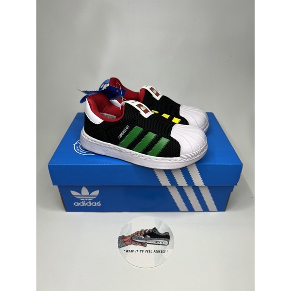 [100% ORIGINAL MATERIAL] Sepatu Sneakers Anak - LEGO x Adidas Superstar 360 - 100% ORIGINAL MATERIAL