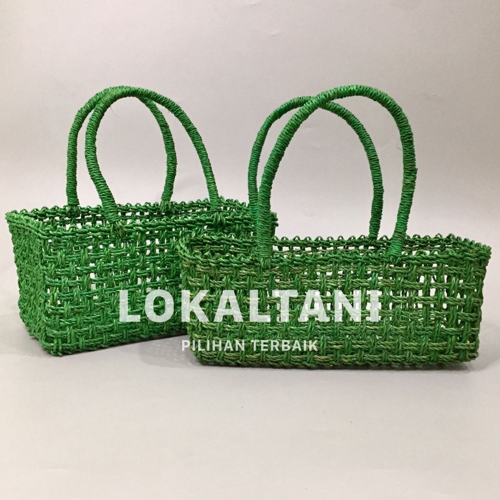 

Tas Rara untuk 2 Toples Kue/ Tas Hampers rotan/ Hampers Kue Kering Ijo