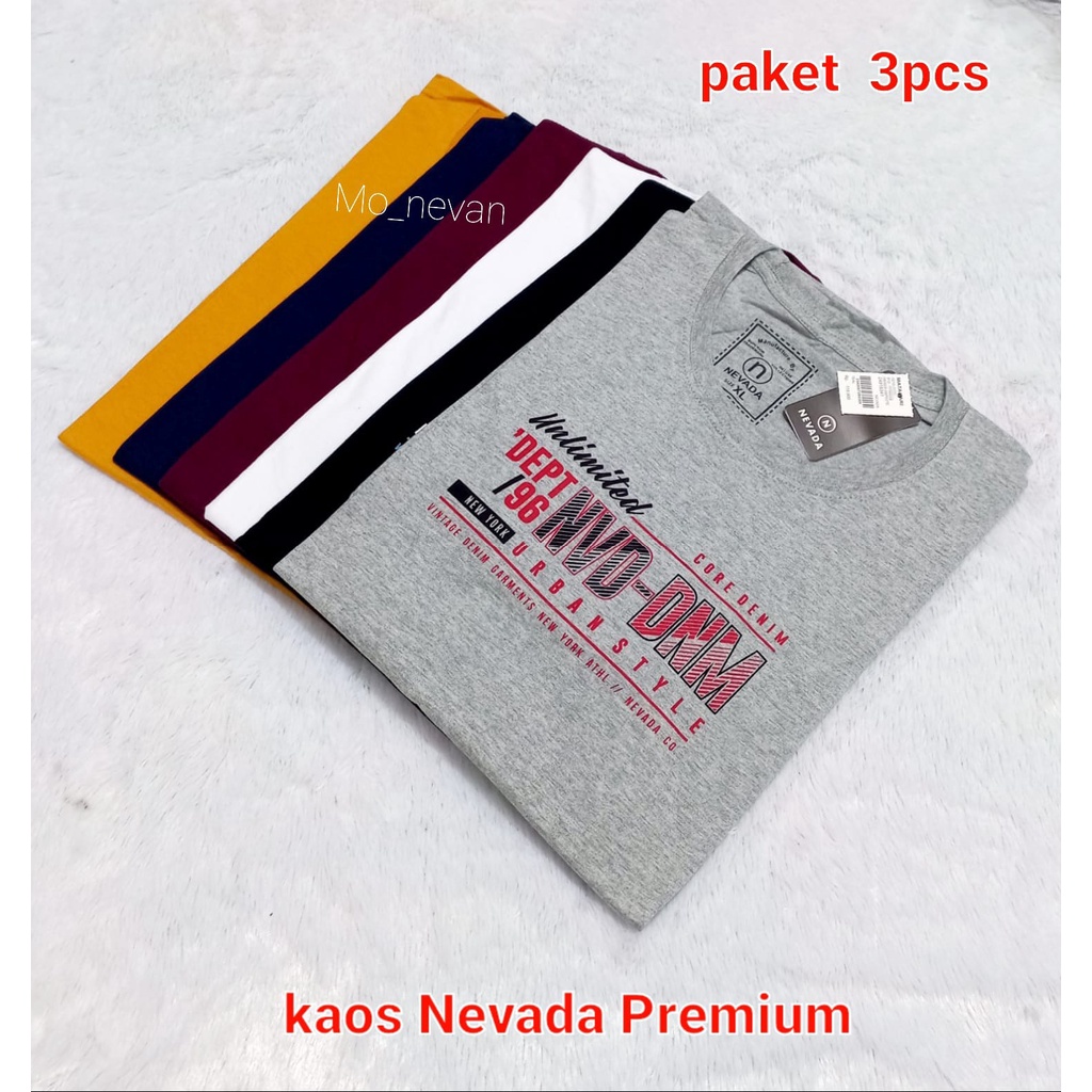 kaos nevadaa 100 3pcs official branded pria wanita | baju kaos atasan wanita terbaru 2021 | baju kaos pria 100 dapat 3 | baju kaos couple pasangan terbaru 2021 | kaos pria wanita distro dewasa couple murah terbaru 2021 |Mo nevan_Clothing