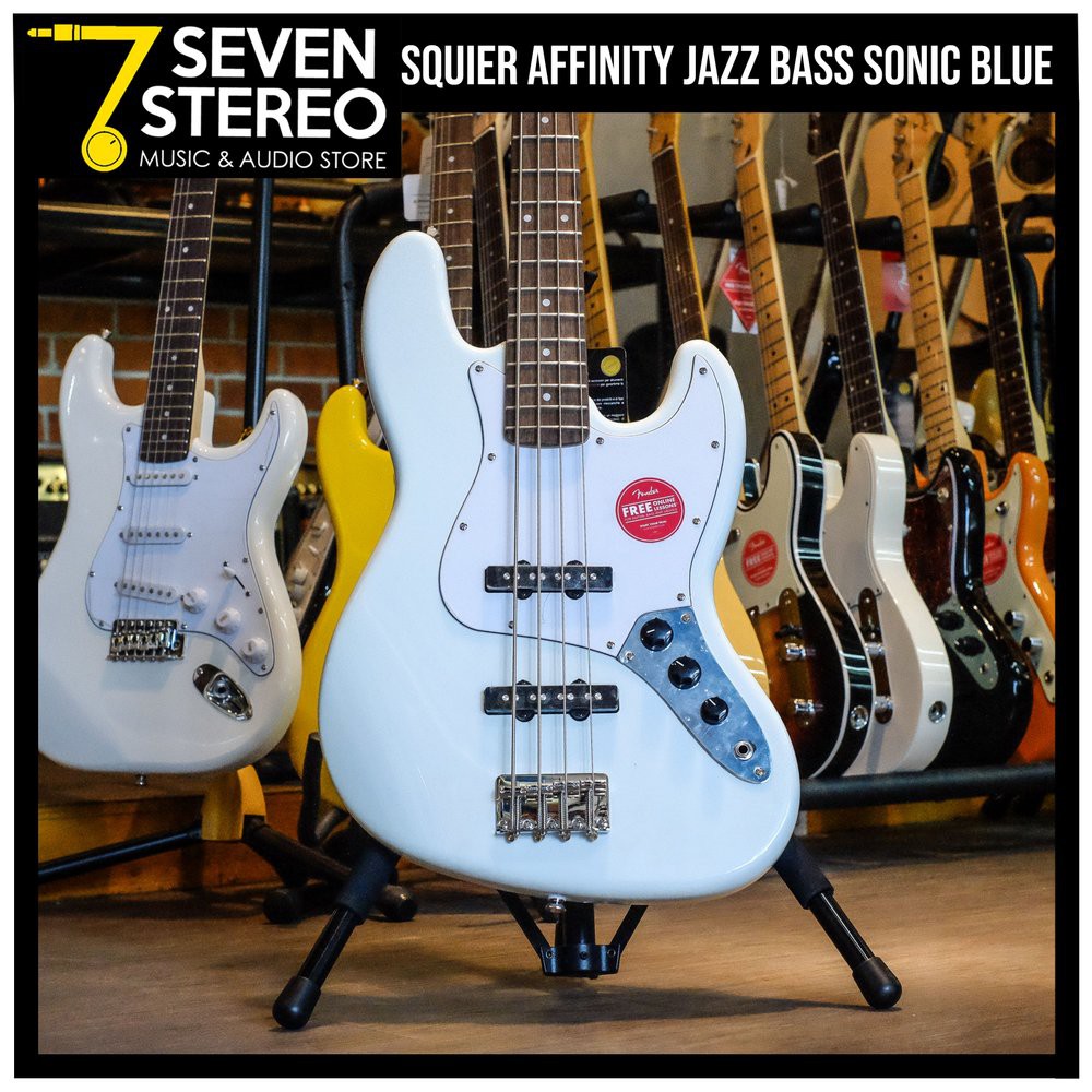 Squier Affinity Jazz Bass Sonic Blue