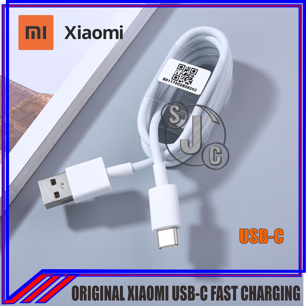 Kabel Data Xiaomi Redmi Note 10 ORIGINAL 100% Fast Charging Type C