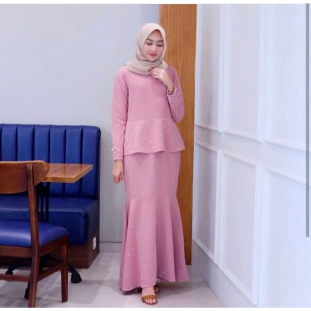 Mermaid pearl maxi - PROMO CUCI GUDANG / Jual gamis murah / Obral baju muslim